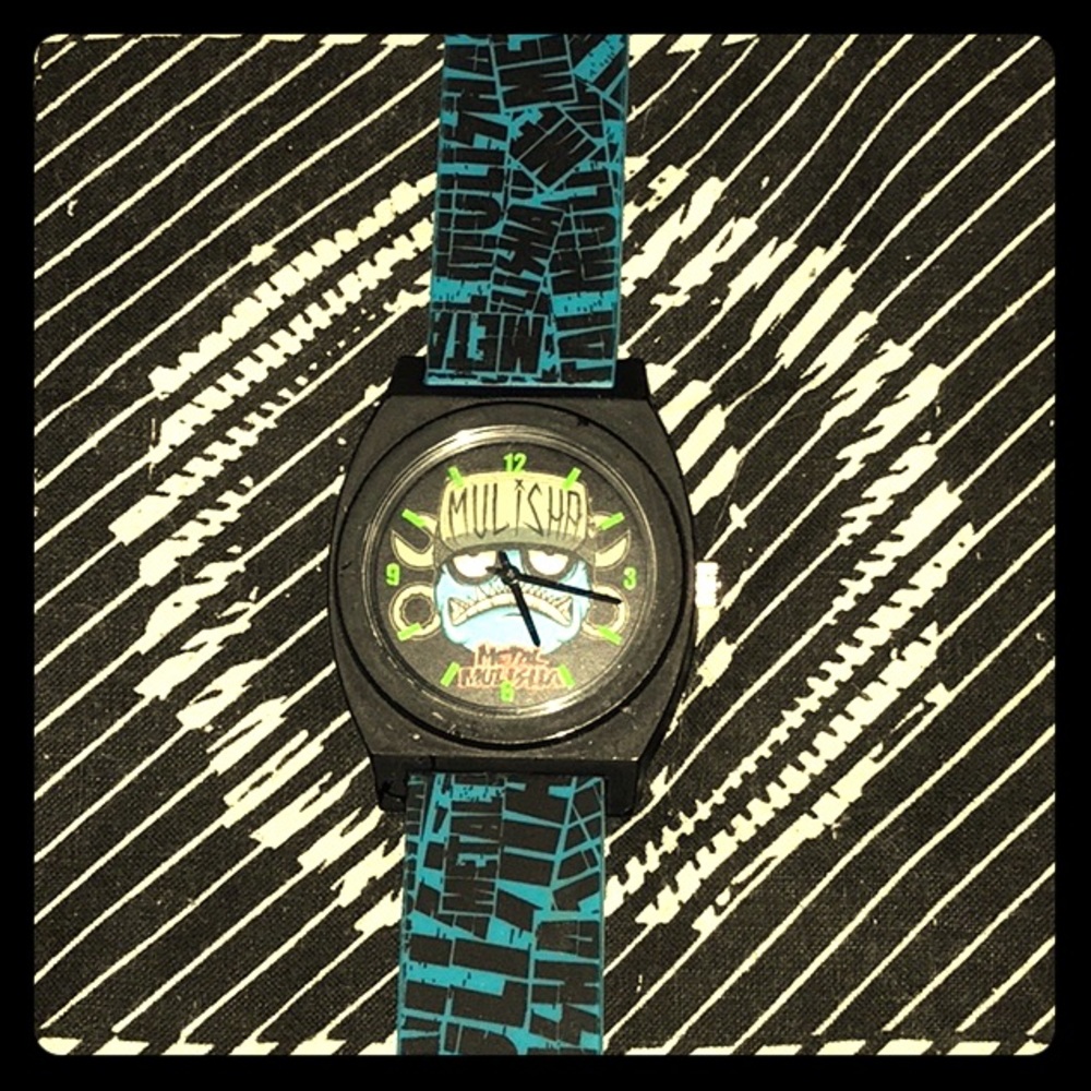 ☠️HTF super cute boys metal Mulisha watch ⏱🏁